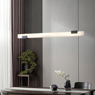 Avert Suspension en Laiton et Albâtre Minimaliste Moderne-Luire
