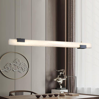 Kaelen Minimaliste Albâtre Linéaire Pendentif Lumière