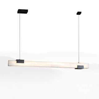 Kaelen Minimaliste Albâtre Linéaire Pendentif Lumière