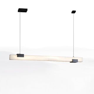 Kaelen Minimaliste Albâtre Linéaire Pendentif Lumière