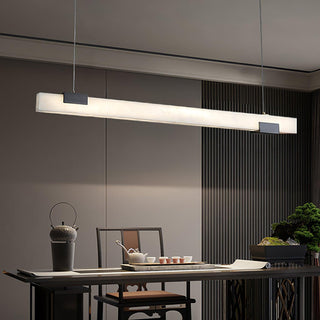 Kaelen Minimaliste Albâtre Linéaire Pendentif Lumière