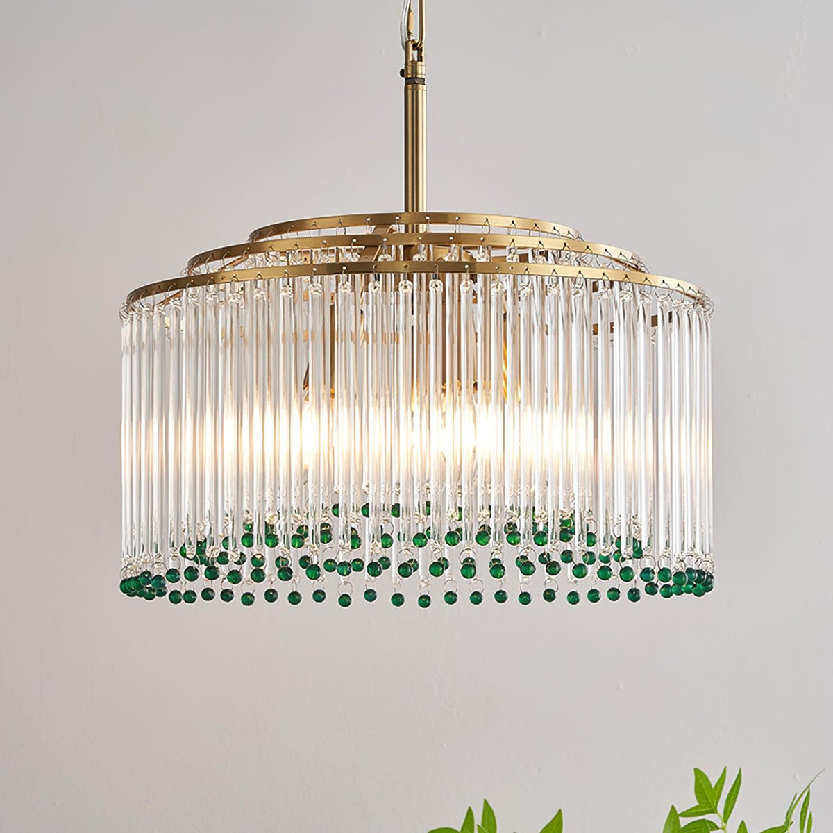 Olvaya Lustre en Verre de Luxe Postmoderne