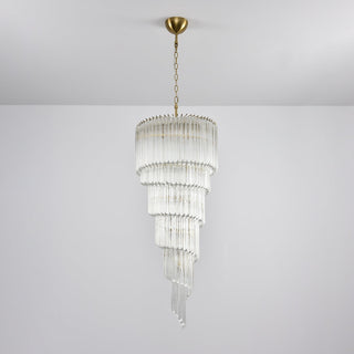 Paisley Lustre Spirale Verre Clair