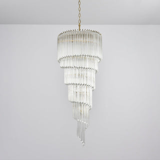 Paisley Lustre Spirale Verre Clair
