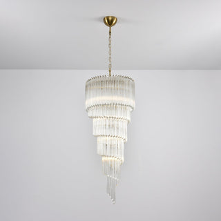 Paisley Lustre Spirale Verre Clair