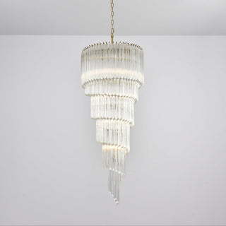 Paisley Lustre Spirale Verre Clair
