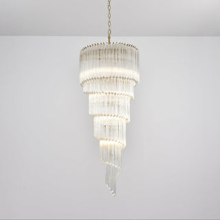 Paisley Lustre Spirale Verre Clair