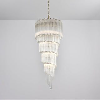 Paisley Lustre Spirale Verre Clair