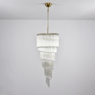 Paisley Lustre Spirale Verre Clair