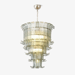 Aurora Lustre Cascade Verre Murano Vintage