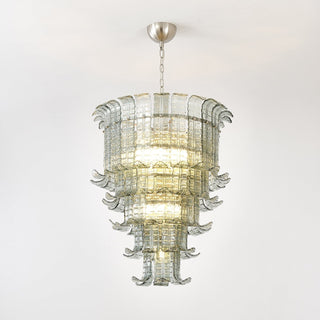 Aurora Lustre Cascade Verre Murano Vintage