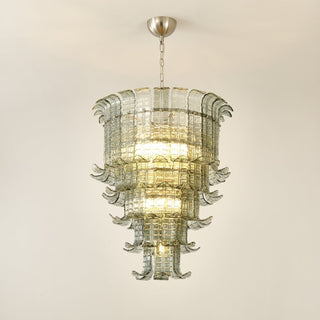 Aurora Lustre Cascade Verre Murano Vintage
