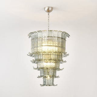 Aurora Lustre Cascade Verre Murano Vintage