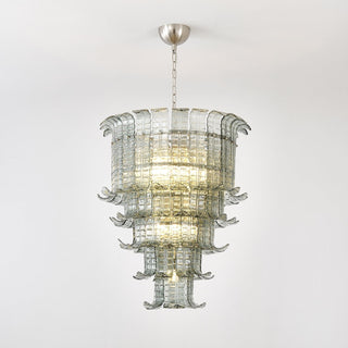 Aurora Lustre Cascade Verre Murano Vintage
