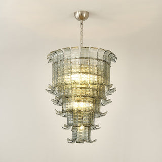 Aurora Lustre Cascade Verre Murano Vintage