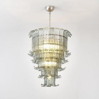 Aurora Lustre Cascade Verre Murano Vintage