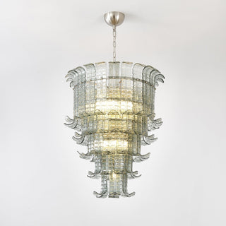 Aurora Lustre Cascade Verre Murano Vintage