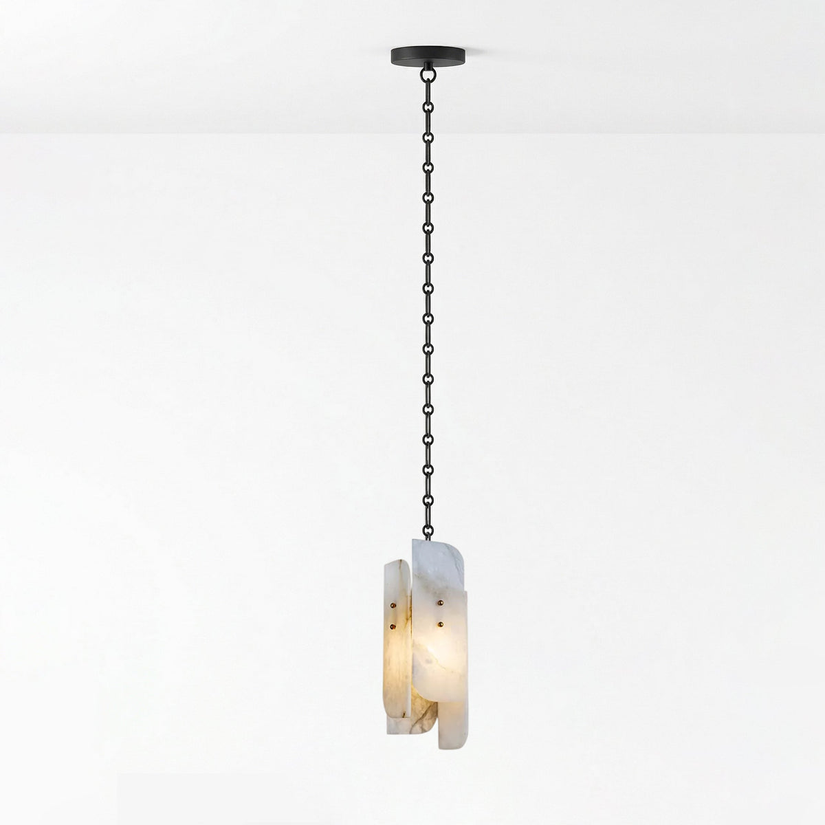 Cascading Chain Cluster Chandelier-Neutral Decor