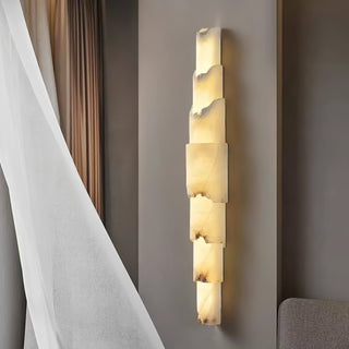 Elara Applique Murale Multicouche en Albâtre