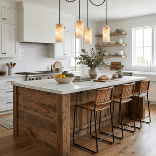 Cascading Chain Capsule Chandelier-Neutral Decor