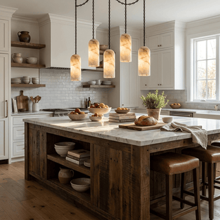 Cascading Chain Capsule Chandelier-Neutral Decor
