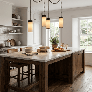 Cascading Chain Cylinder Chandelier-Neutral Decor