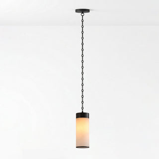 Cascading Chain Cylinder Chandelier-Neutral Decor
