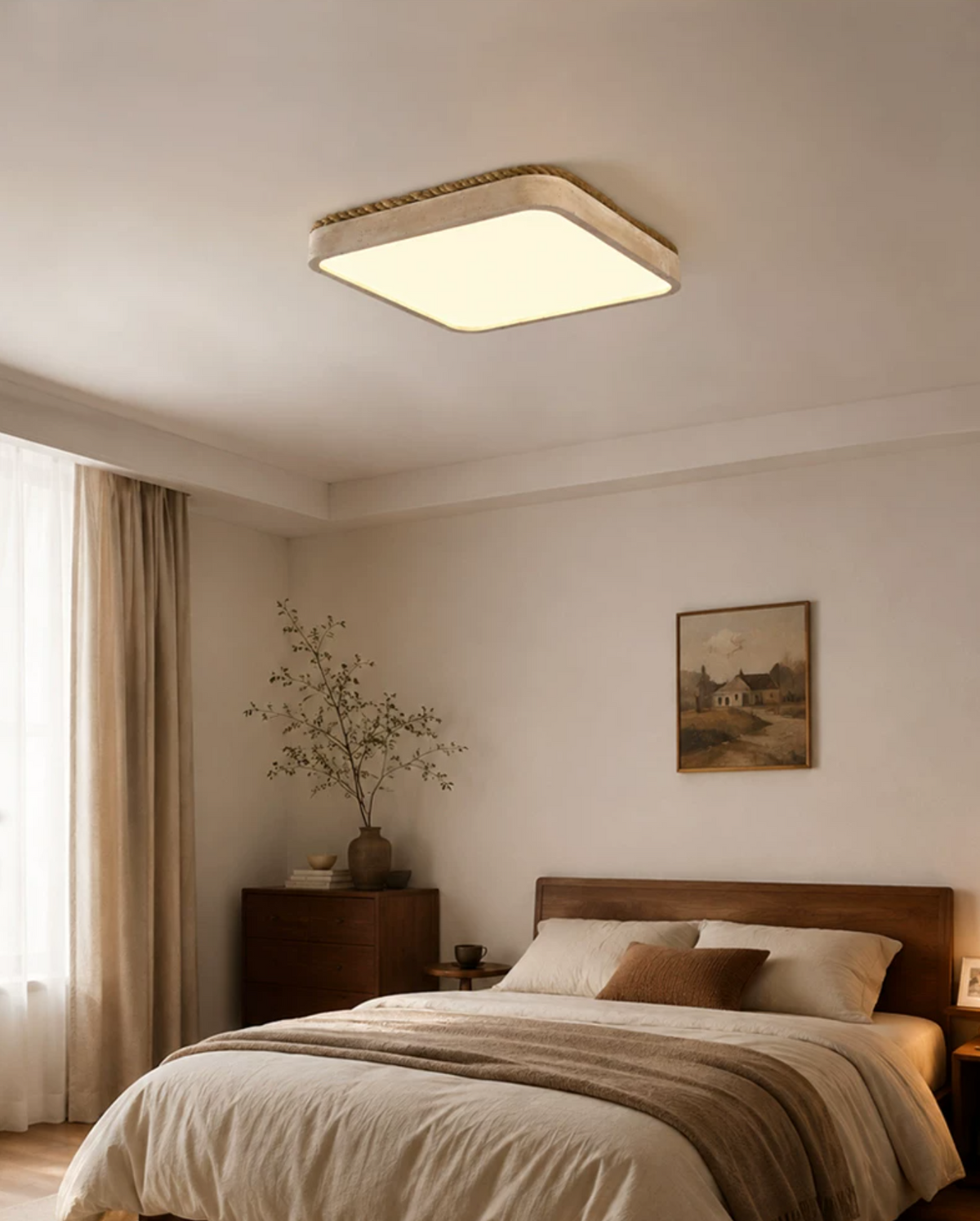 Ivermont Plafonnier En Travertin