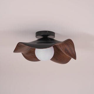 Lanoe Plafonnier Noir Bois
