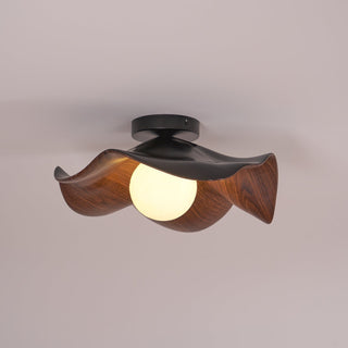 Lanoe Plafonnier Noir Bois