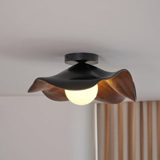 Lanoe Plafonnier Noir Bois