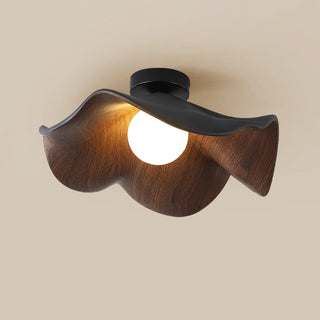 Lanoe Plafonnier Noir Bois