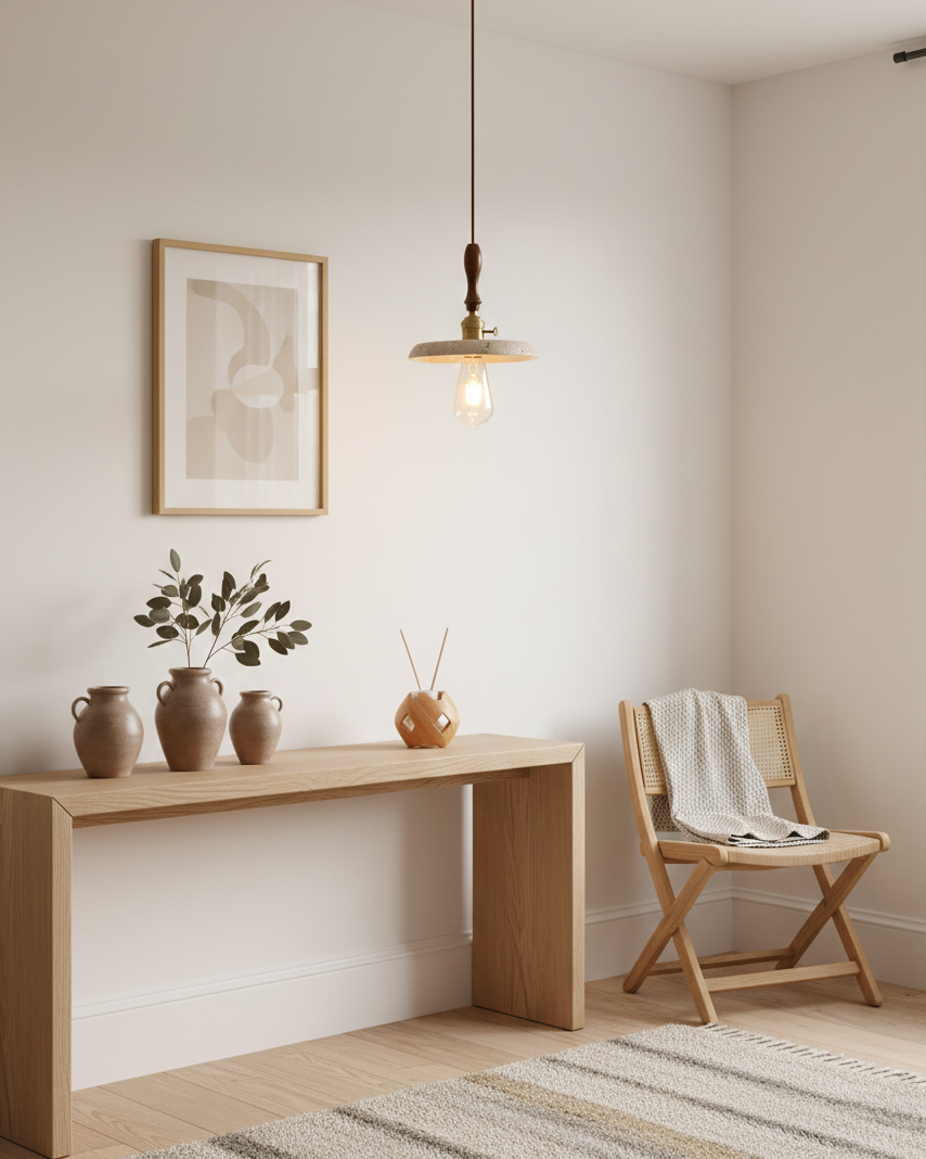 Seruine Suspension en Travertin