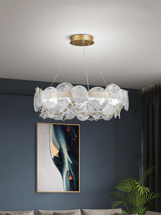 Ruby Lustre en Verre Luxe