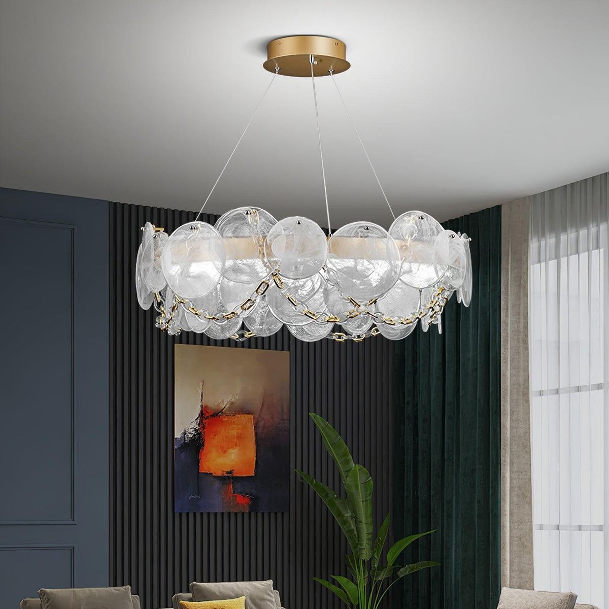 Elvaria Lustre en Verre Luxe