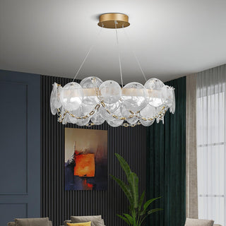 Ruby Lustre en Verre Luxe