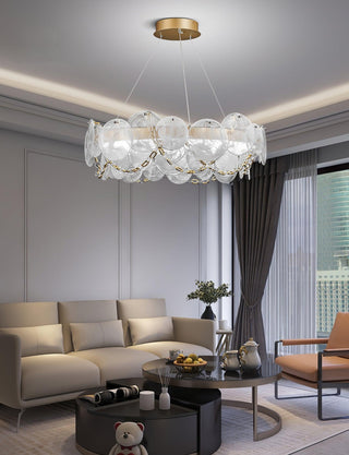 Ruby Lustre en Verre Luxe