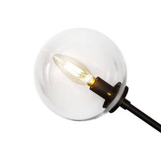 Glint Suspension Linéaire en Métal et Verre Mid-Century