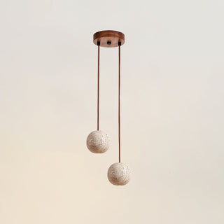 Trio Suspension en Travertin
