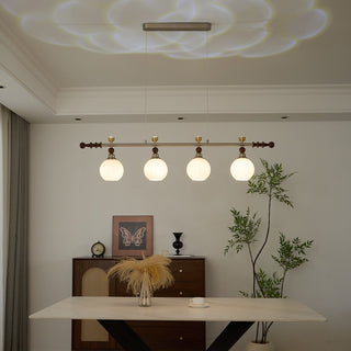 Otheia Suspension Linéaire en Bois Vintage