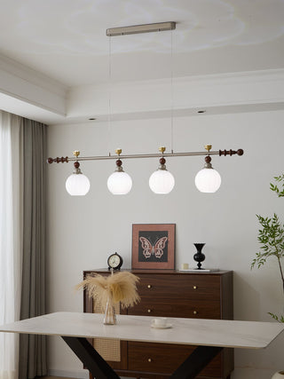 Otheia Suspension Linéaire en Bois Vintage