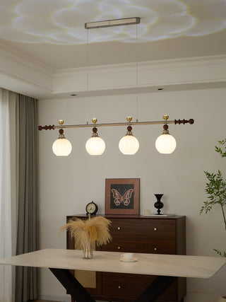 Otheia Suspension Linéaire en Bois Vintage