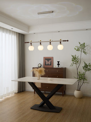 Otheia Suspension Linéaire en Bois Vintage