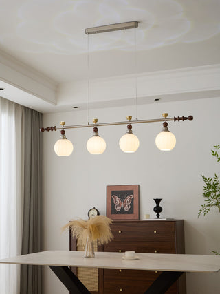 Otheia Suspension Linéaire en Bois Vintage