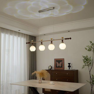 Otheia Suspension Linéaire en Bois Vintage