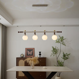 Otheia Suspension Linéaire en Bois Vintage