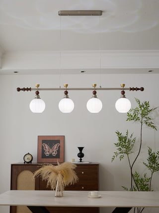 Otheia Suspension Linéaire en Bois Vintage