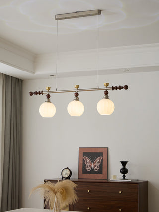 Otheia Suspension Linéaire en Bois Vintage