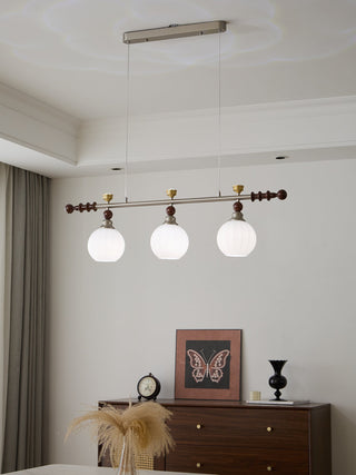 Otheia Suspension Linéaire en Bois Vintage