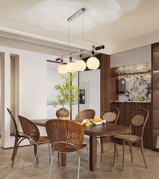Otheia Suspension Linéaire en Bois Vintage